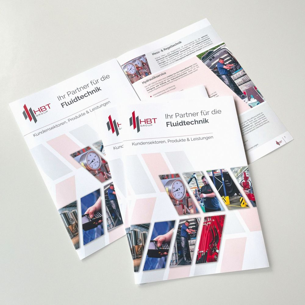 Unternehmensbroschüre für die HBT GROUP