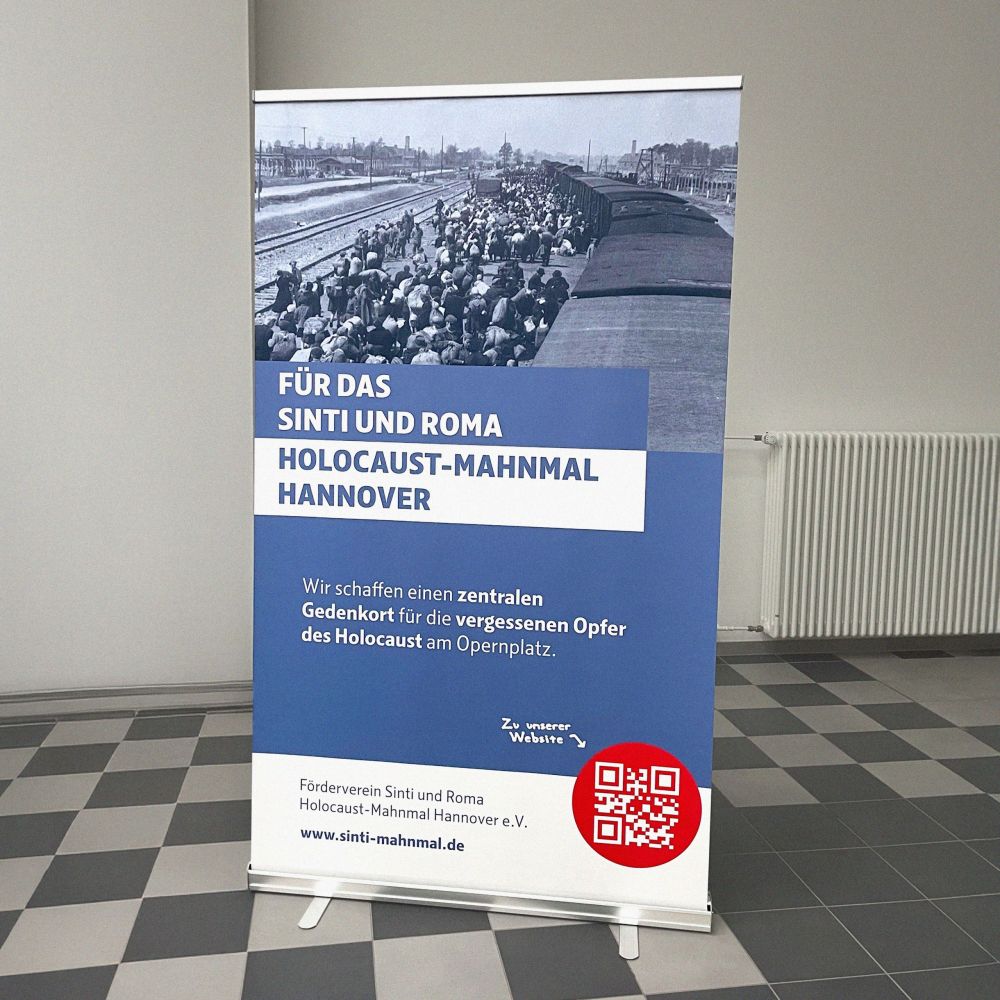 Rollup für die Initiative Sinti und Roma Holocaust-Mahnmal Hannover